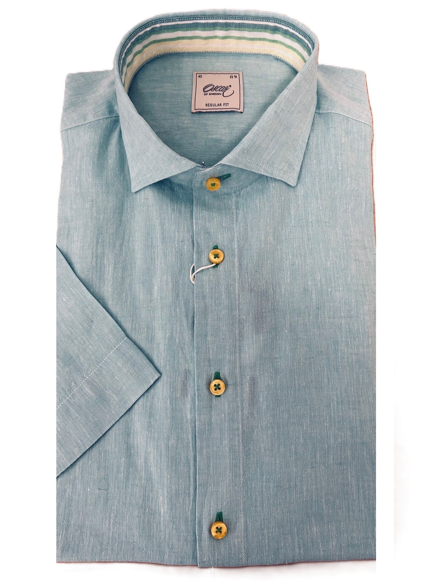 Aqua Linen Shirt