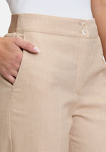 Load image into Gallery viewer, Camel Cropped Trousers
