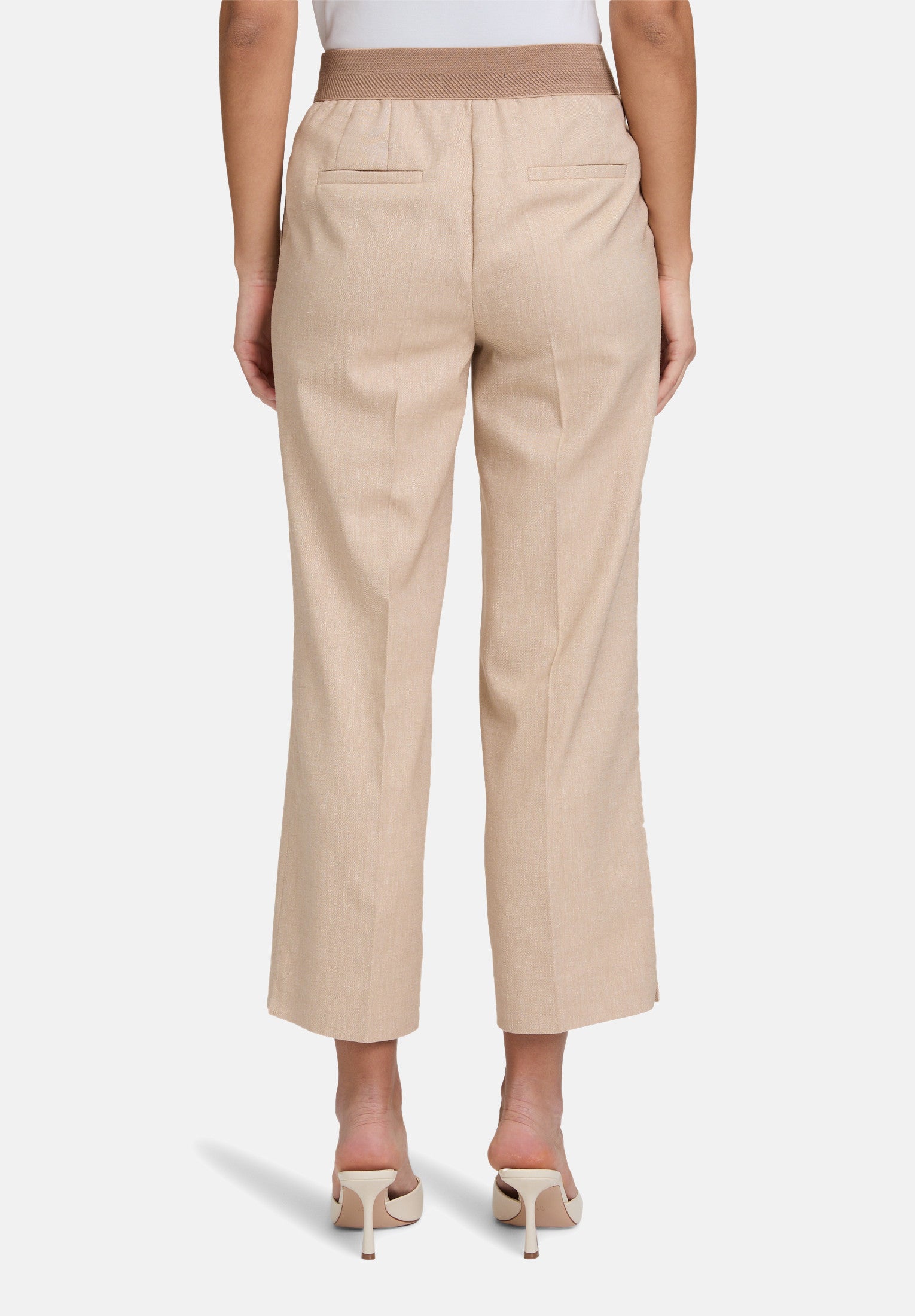 Camel Cropped Trousers