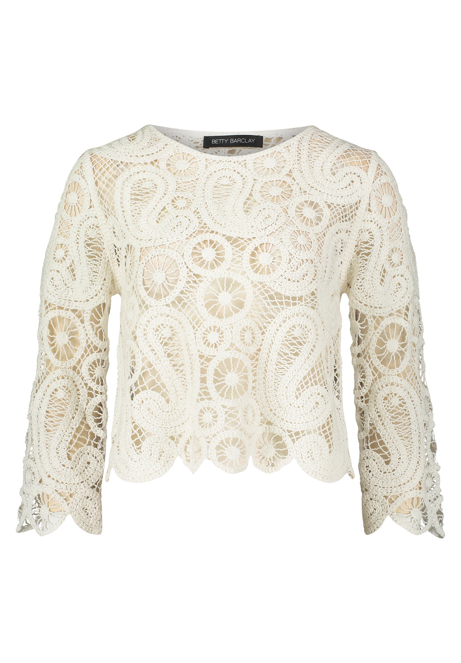 Cream Crochet Jumper