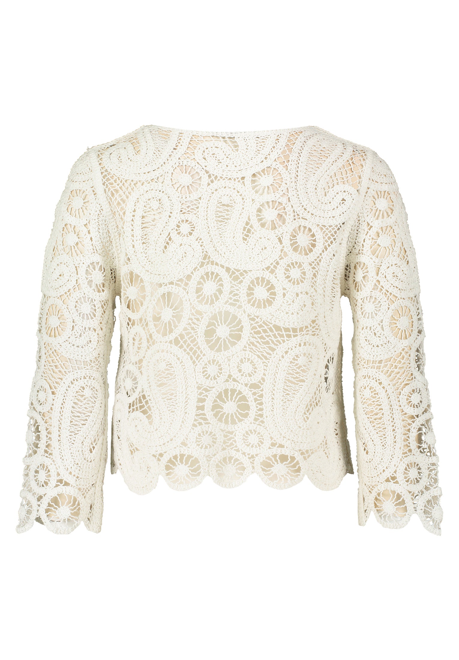 Cream Crochet Jumper