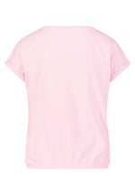 Load image into Gallery viewer, Pink Button Detail T-shirt

