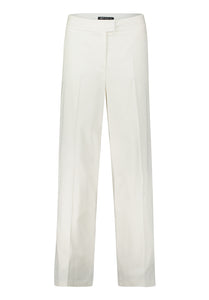 White Wide Leg Trousers