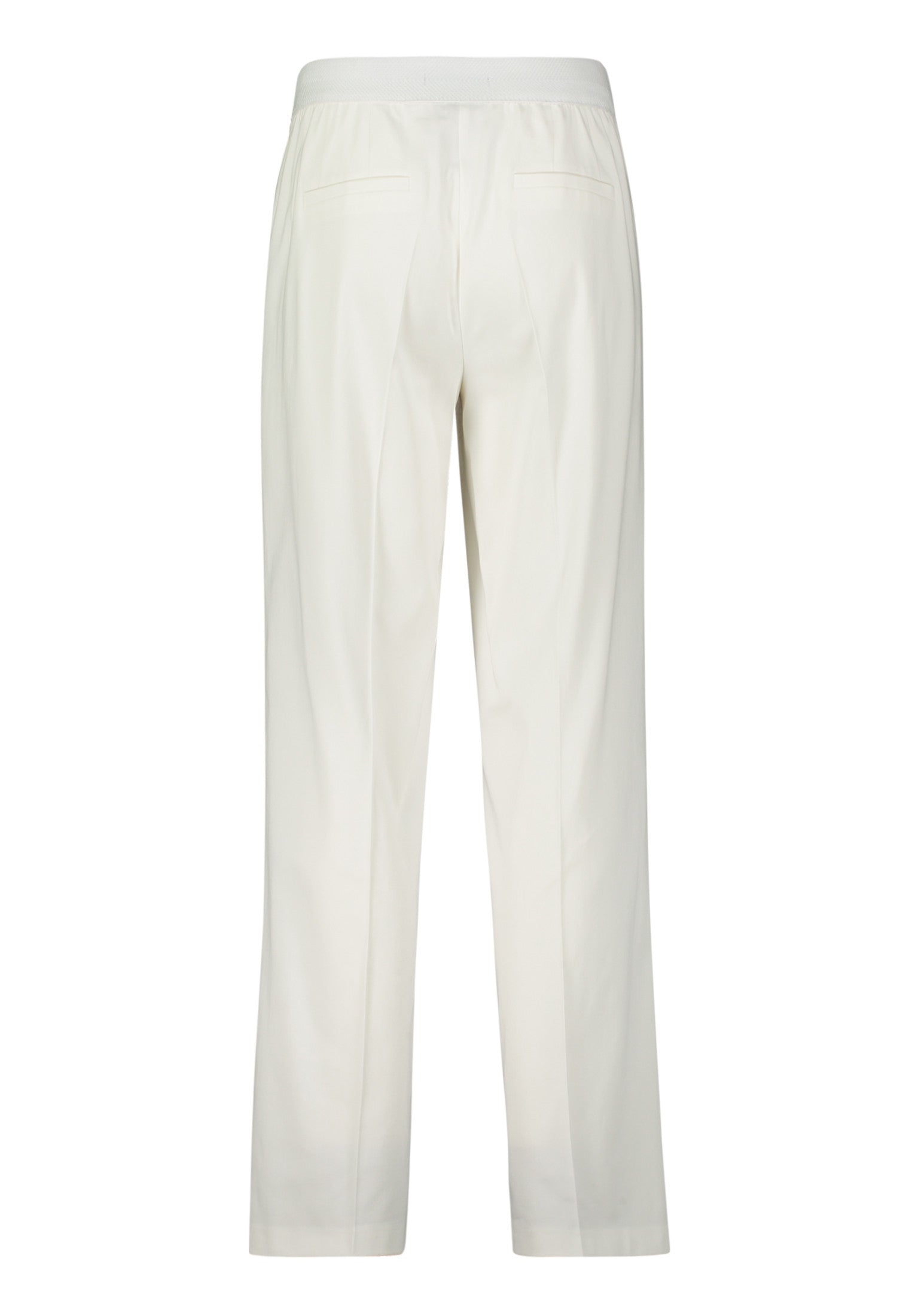 White Wide Leg Trousers