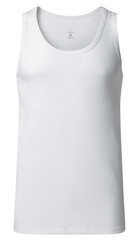 White Interlock Classic Vest