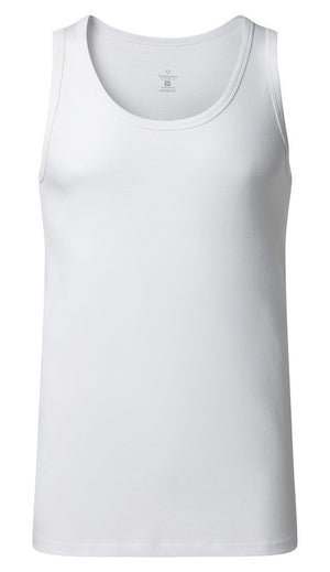 White Interlock Classic Vest