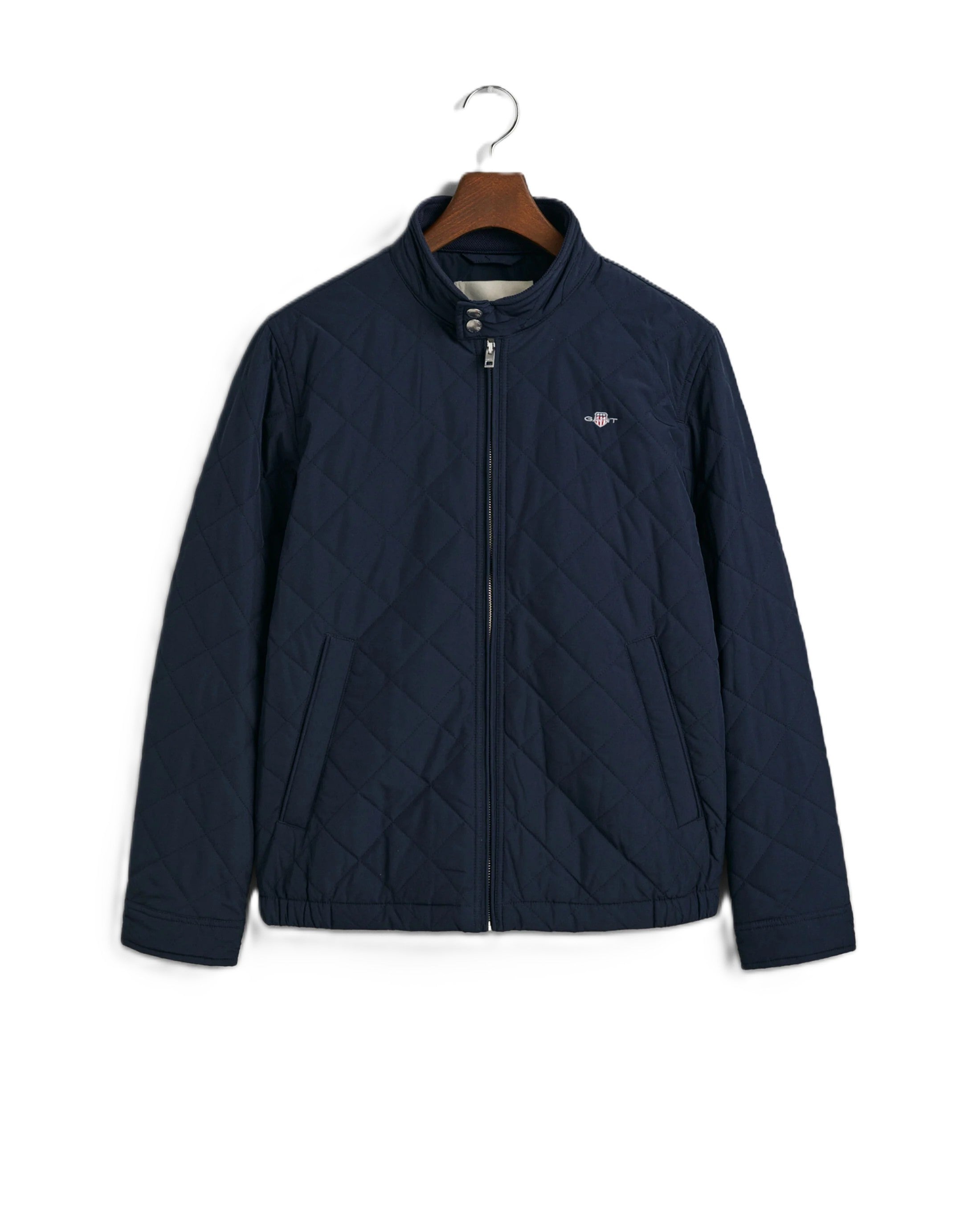 Navy Quilted Windcheater