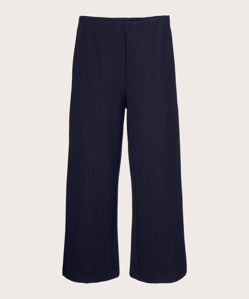 Navy Jersey Culottes