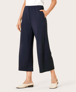 Navy Jersey Culottes