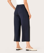 Load image into Gallery viewer, Navy Jersey Culottes

