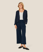 Load image into Gallery viewer, Navy Jersey Culottes
