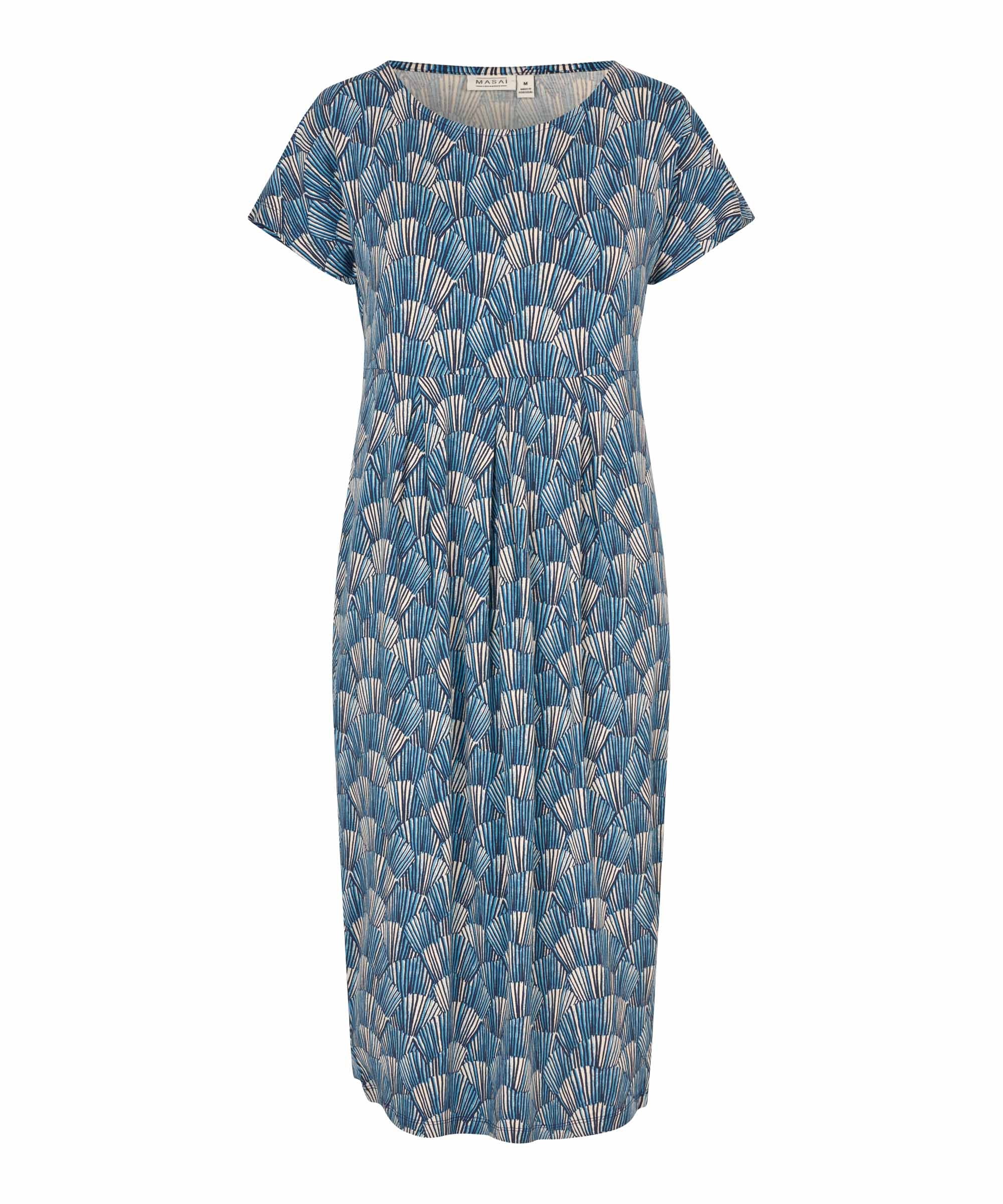 Blue Jersey Dress