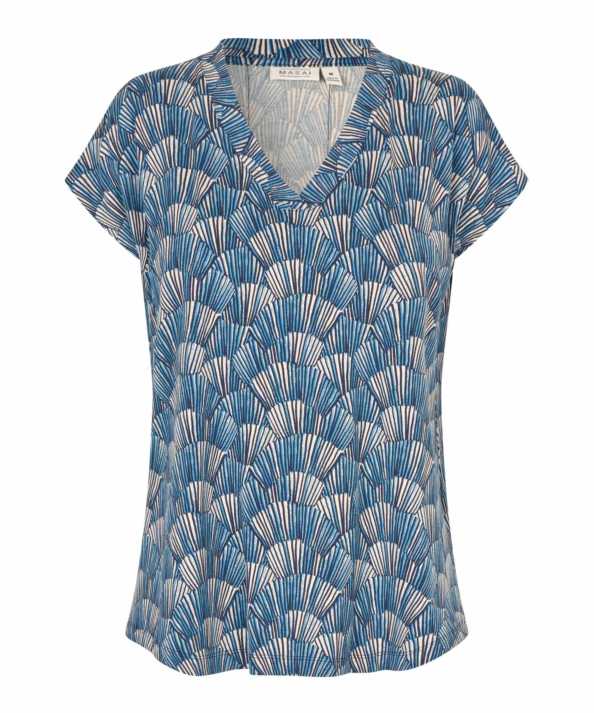 Blue Jersey Top