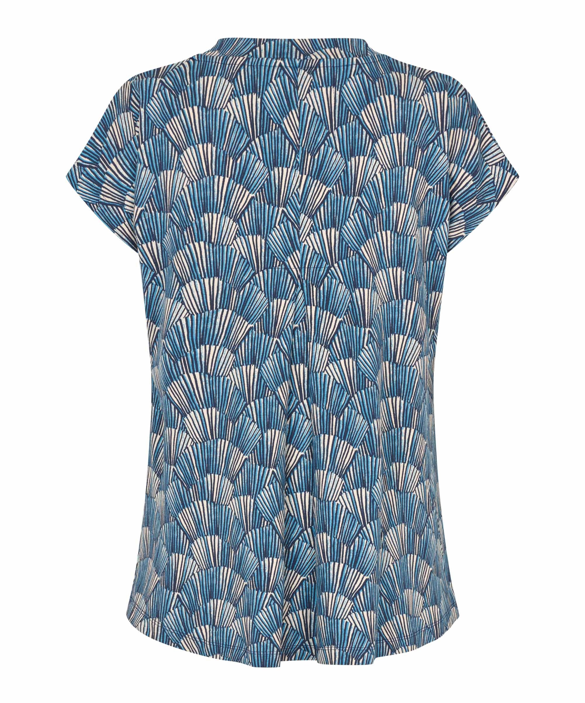 Blue Jersey Top