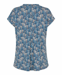 Blue Jersey Top
