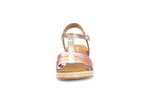 Load image into Gallery viewer, Metallic Romani Wedge
