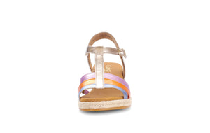 Metallic Romani Wedge