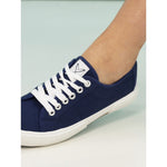 Load image into Gallery viewer, Navy Naomi Trainer
