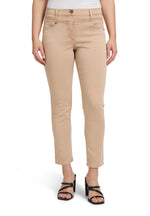 Load image into Gallery viewer, Beige Slim Fit Jeans

