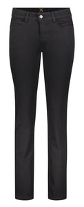 Black Straight Fit Jeans, 28" Length