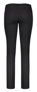 Black Straight Fit Jeans, 28" Length