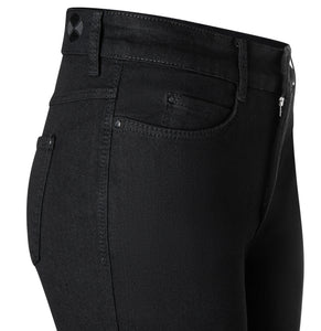 Black Straight Fit Jeans, 28" Length