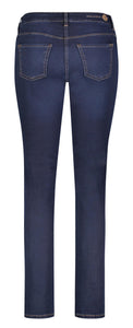 Navy Straight Fit Jeans, 30" Length