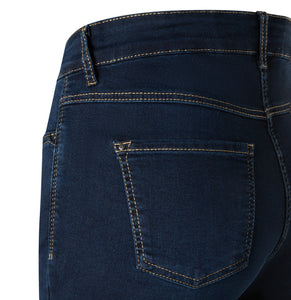 Navy Straight Fit Jeans, 30" Length