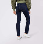 Load image into Gallery viewer, Navy Straight Fit Jeans, 30&quot; Length
