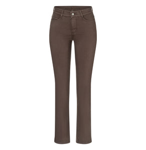 Brown Straight Fit Jeans