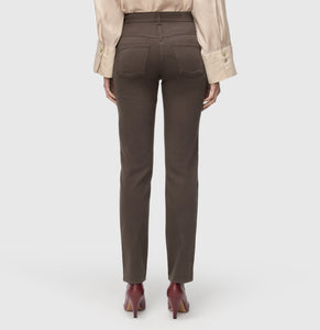 Brown Straight Fit Jeans