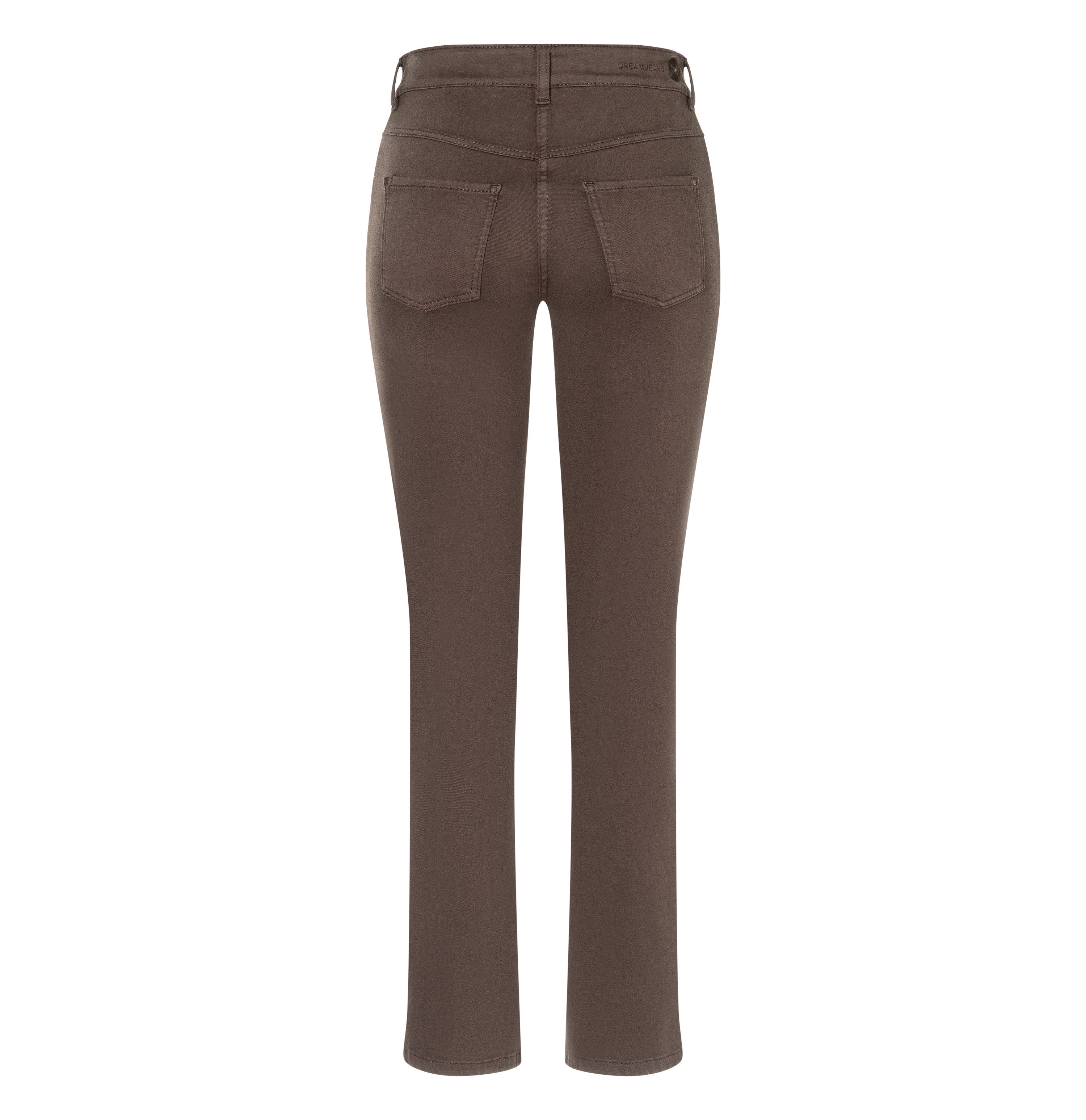 Brown Straight Fit Jeans