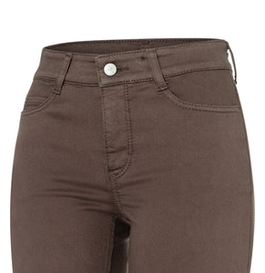 Brown Straight Fit Jeans