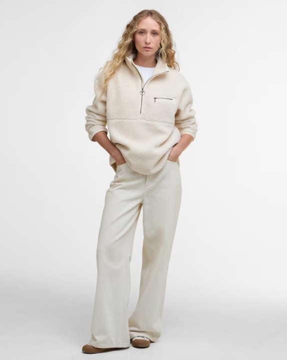 Ecru Fleece Overlayer
