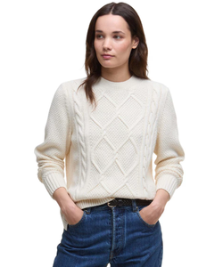Ecru Cable Jumper