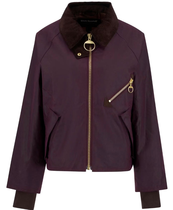 Merlot Arlene Wax Jacket