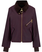 Load image into Gallery viewer, Merlot Arlene Wax Jacket
