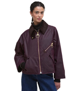 Load image into Gallery viewer, Merlot Arlene Wax Jacket
