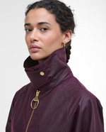 Load image into Gallery viewer, Merlot Arlene Wax Jacket
