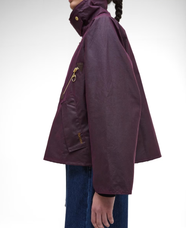Merlot Arlene Wax Jacket