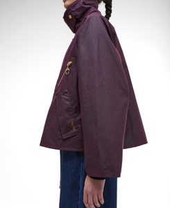 Merlot Arlene Wax Jacket