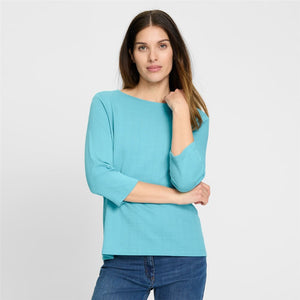 Teal Fit Top