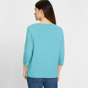 Teal Fit Top