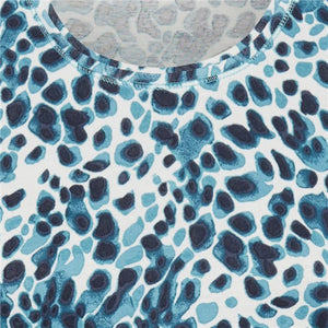 Teal Printed Top