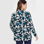 Load image into Gallery viewer, Teal Printed Shirt
