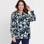 Load image into Gallery viewer, Teal Printed Shirt
