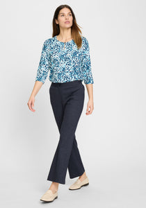 Navy Bootcut Trouser