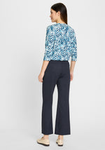 Load image into Gallery viewer, Navy Bootcut Trouser
