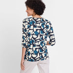 Load image into Gallery viewer, Teal Printed Top
