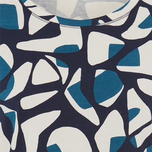 Teal Printed Top